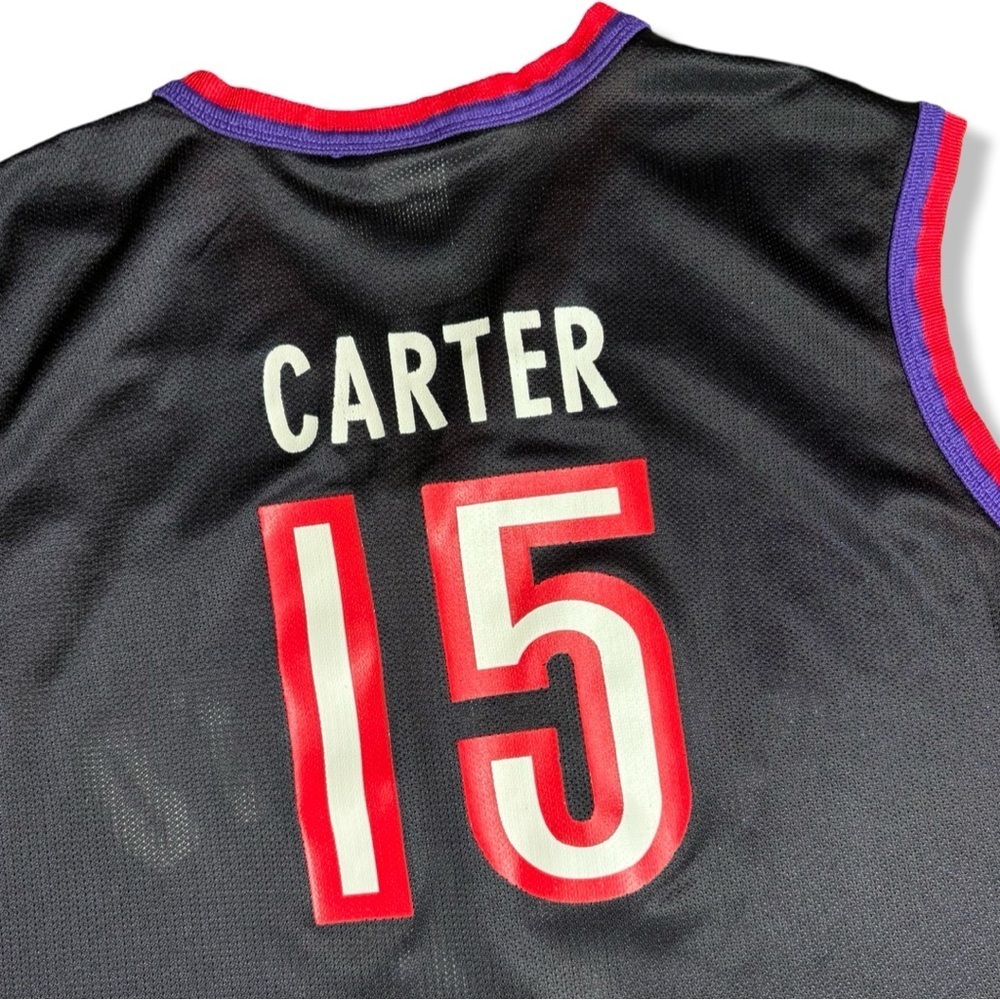 Vintage 90s/Y2K Champion Vince Carter Toronto Raptors Basketball Jersey - Picture 4 of 6